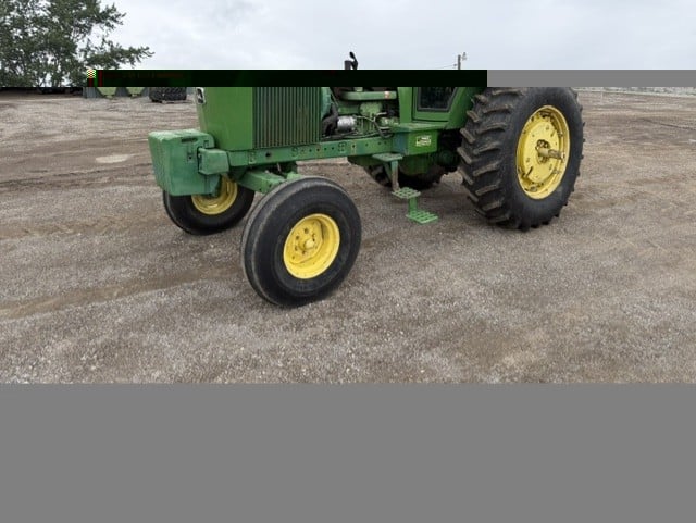 Case IH 800 Cyclo planter stored in machine shed